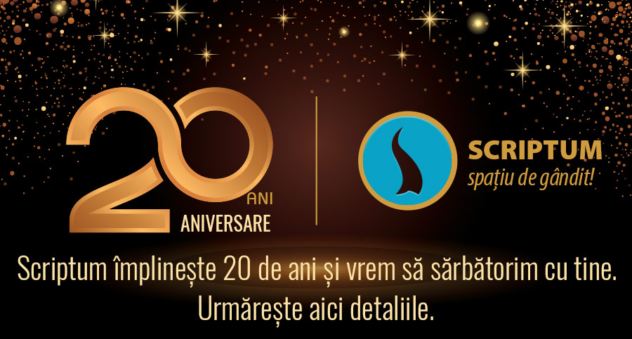 #SCRIPTUM20 - https://www.scriptum.ro/scriptum20
